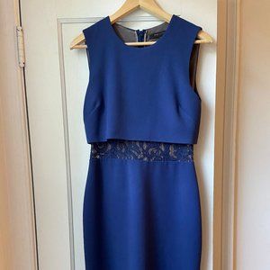 BCBG Baylee Sleeveless Flyaway-back Dress